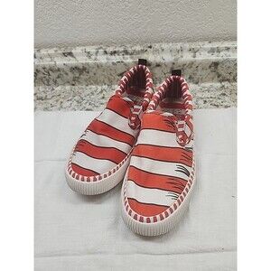 Skechers Dr. Seuss The Cat In The Hat Slip On Shoes size 6.5